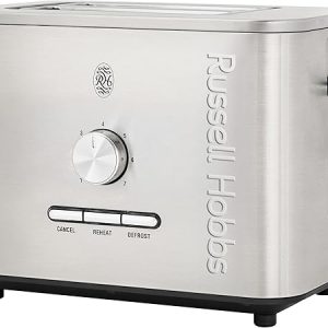 Russell Hobbs Nexus 2 Slice Toaster, Silver