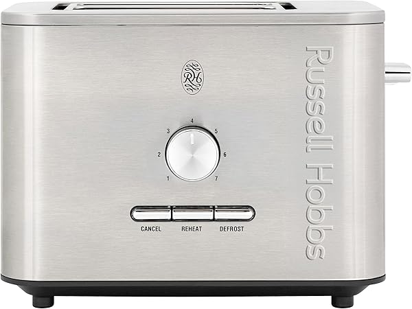 Russell Hobbs Nexus 2 Slice Toaster, Silver - Image 2