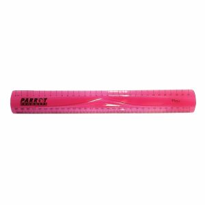Parrot Products Shatterproof Flexible Ruler - 30cm Pink